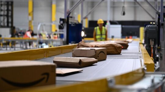 Amazon-Paketsortierung