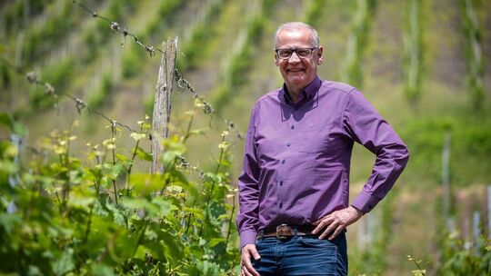 Günther Jauch auf seinem Weingut