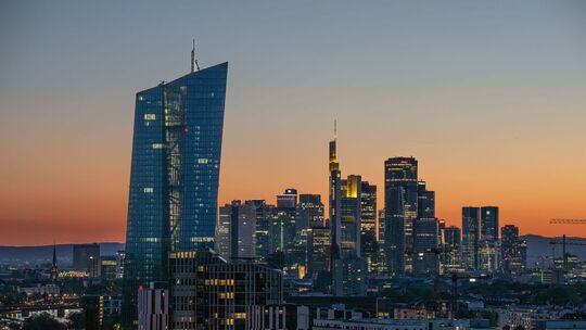 Bankenskyline Frankfurt