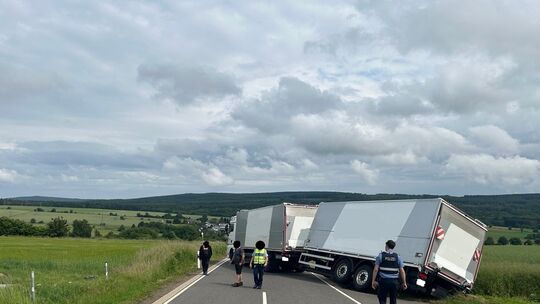 Lkw-Unfall Lkw-Unfall
