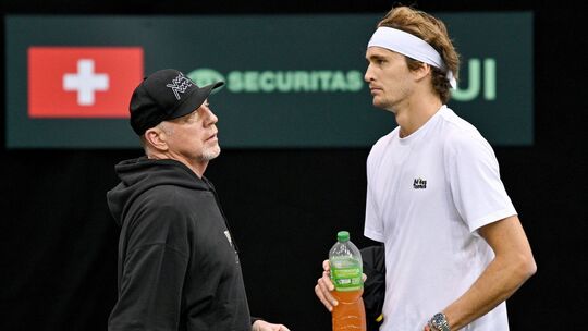 Boris Becker und Alexander Zverev