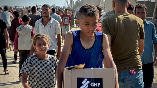 Nahostkonflikt - GHF-Hilfsgüterverteilung in Rafah