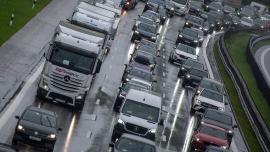 Verkehrslage am Pfingstwochenende in Bayern