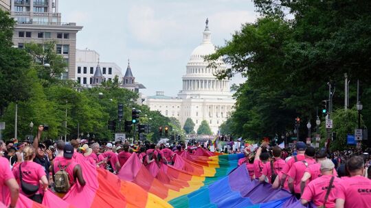 Jährliche Pride-Parade in Washington