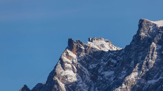 Zugspitze von Österreich aus gesehen