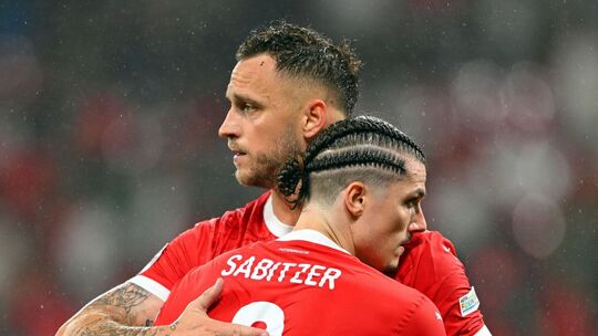 Marcel Sabitzer und Marko Arnautovic