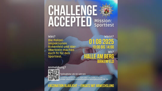 Fit für's Auswahlverfahren! Übe den Sporttest mit uns Fit für's Auswahlverfahren! Übe den Sporttest mit uns