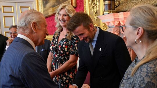 König Charles III. und David Beckham