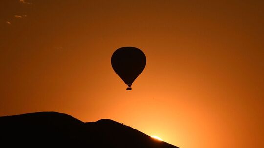 Heißluftballons in der Türkei