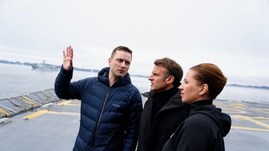 Macron in Grönland