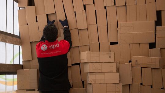 Paketzentrum von DPD