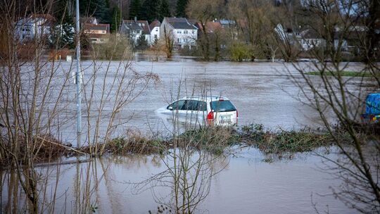 Hochwasser im Saarland - Neunkirchen