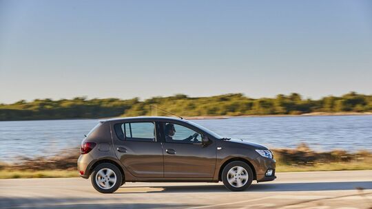 Fahransich des Dacia Sandero von 2017