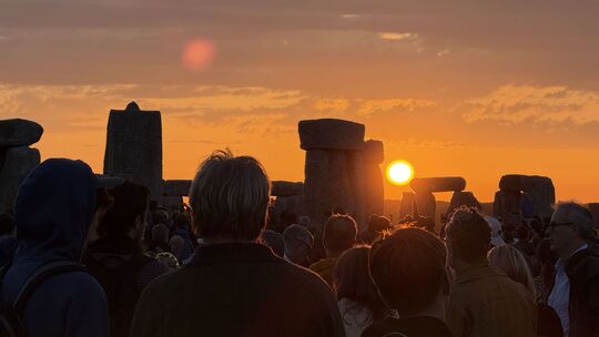 Kalendarischer Sommeranfang - Sonnenwende in Stonehenge