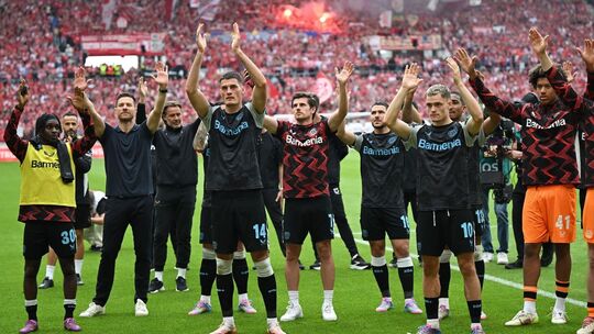 Die Leverkusener Mannschaft der Vorsaison