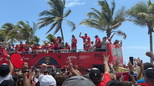 Siegesparade der Florida Panthers