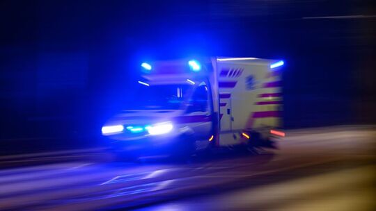 Rettungswagen im Einsatz