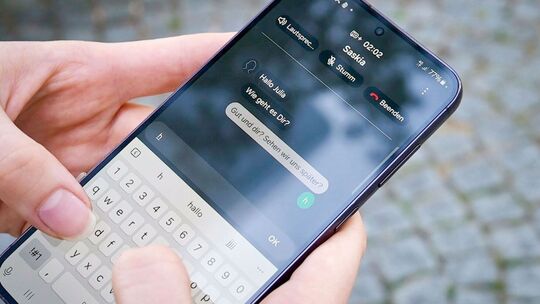 Chatfenster beim Real-Time-Text
