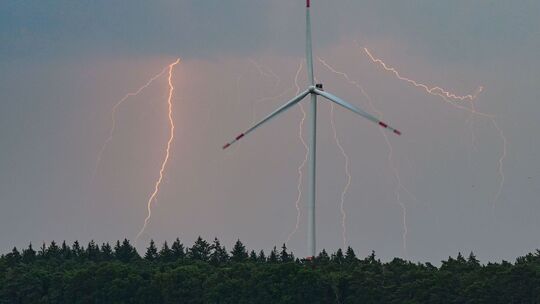 Gewitter über Berlin und Brandenburg