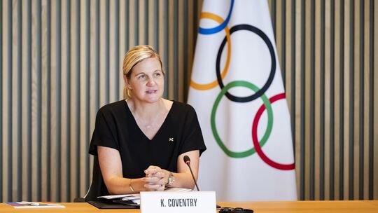 Erste Sitzung des IOC-Exekutivkomitees mit Coventry