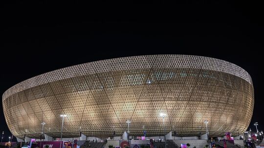 Das Lusail Stadion in Katar