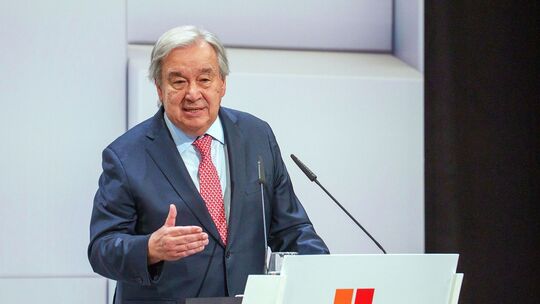 Antonio Guterres, Generalsekretär der Vereinten Nationen.