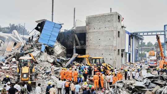 Explosion in Chemieanlage in Indien