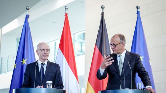 Merz empfängt luxemburgischen Premierminister