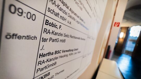 Rechtsstreit zwischen Hertha und Ex-Geschäftsführer Bobic