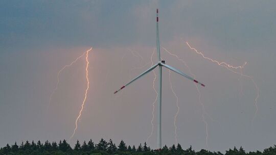 Gewitter über Berlin und Brandenburg