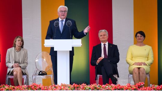 Bundespräsident Steinmeier in Litauen Bundespräsident Steinmeier in Litauen