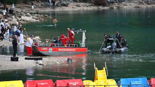 Nach dem Badeunfall auf dem Eibsee mit zwei Vermissten