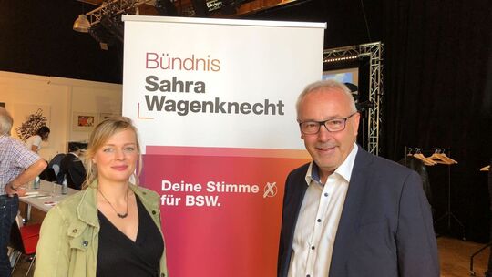 Sina Listmann und Alexander Ulrich führen das BSW Rheinland-Pfalz