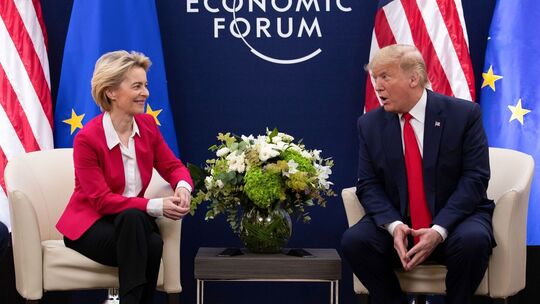 Von der Leyen und Trump