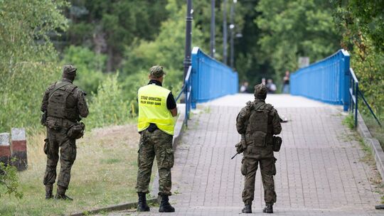 Kontrollen an der deutsch-polnischen Grenze - Penzig