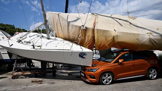 Unwetter in Kroatien