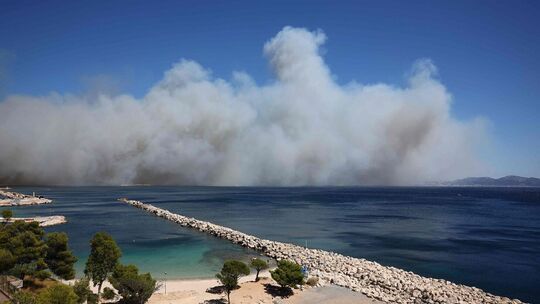 Flächenbrand in Frankreich