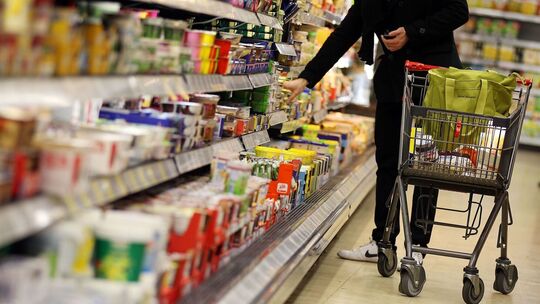 Einkaufen im Supermarkt