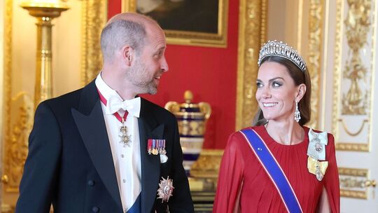 Frankreichs Präsident Macron in London