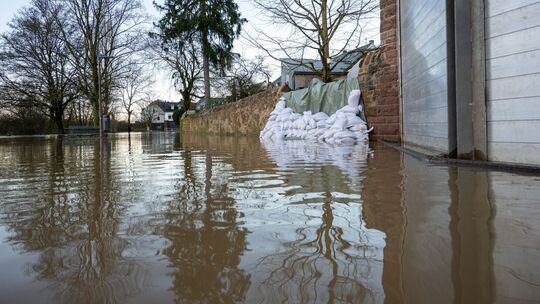 Hochwasser an der Mosel