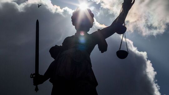 Statue der Justitia