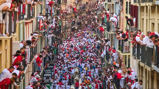 Stierlauf in Pamplona Stierlauf in Pamplona