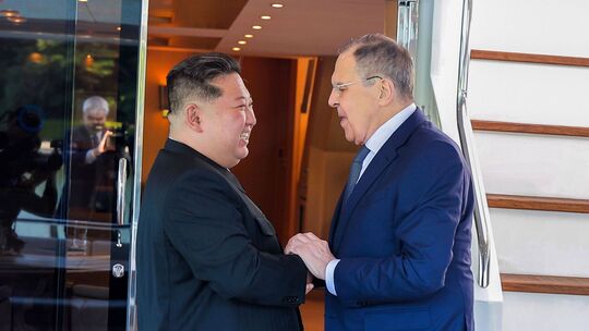 Russischer Außenminister Lawrow in Nordkorea Russischer Außenminister Lawrow in Nordkorea