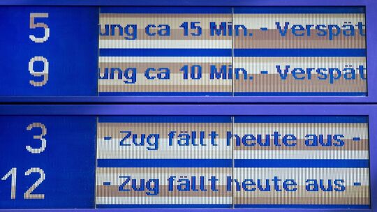 Bahnpünktlichkeit