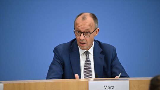 Sommer-Pressekonferenz von Bundeskanzler Friedrich Merz