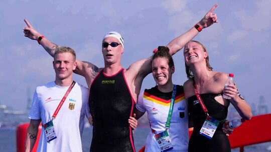 Schwimm-WM in Singapur - Freiwasser