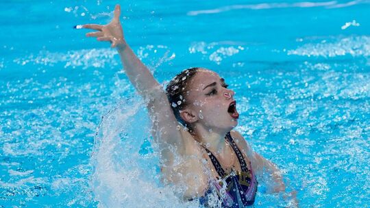 Schwimm-WM in Singapur - Synchronschwimmen