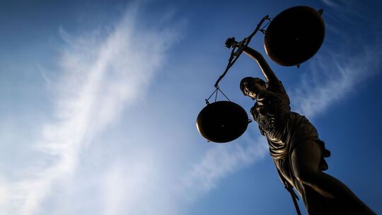 Statue der Justitia