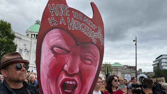 Anti-Trump-Proteste in Schottland - Aberdeen
