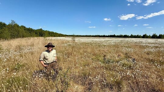 Natur Ranger Adreas Rakers im Provinzialmoor